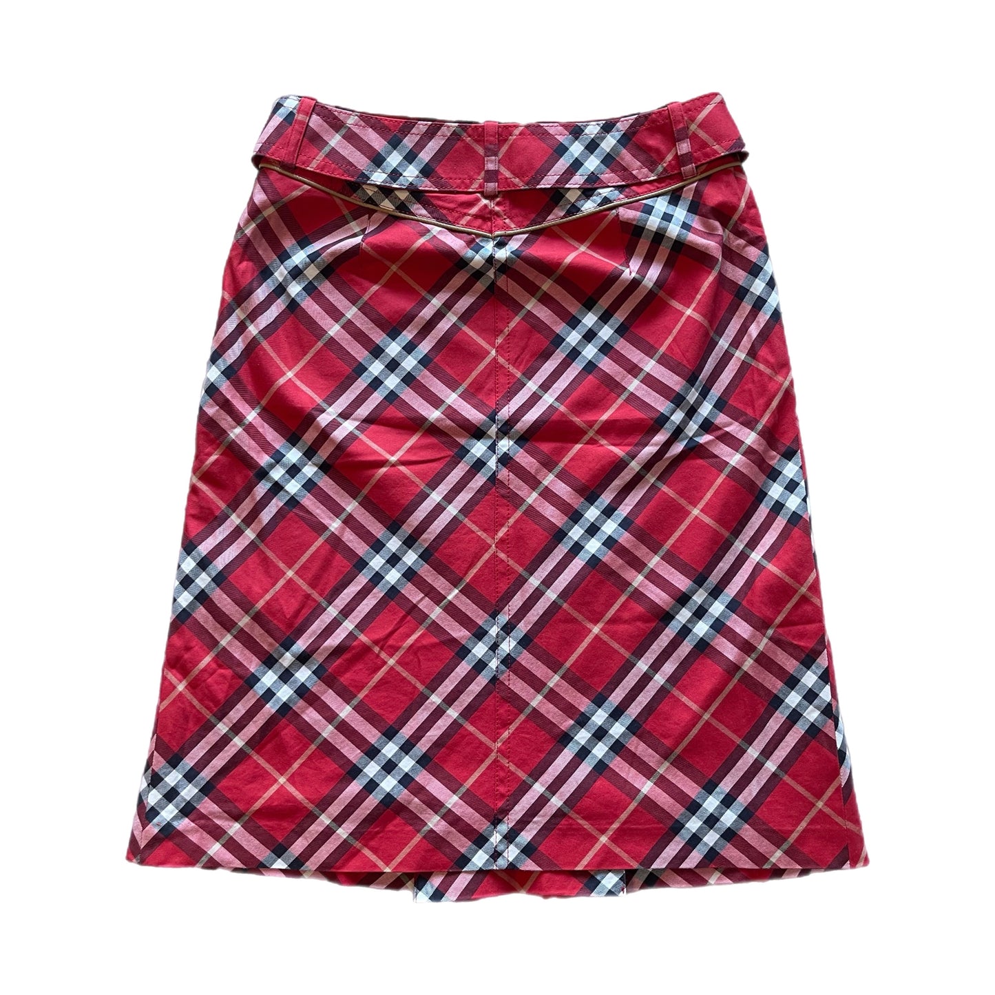 Burberry Blue Label Nova Check Midi Skirt