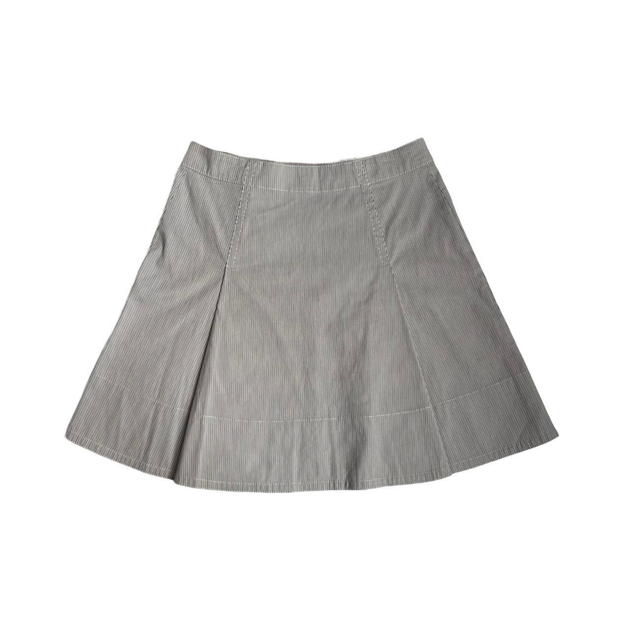 Marc Jacobs Striped Pleated Skirt