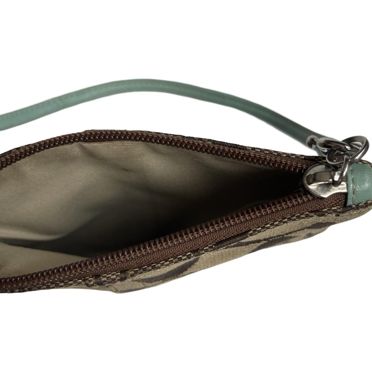 Coach Monogram Wristlet