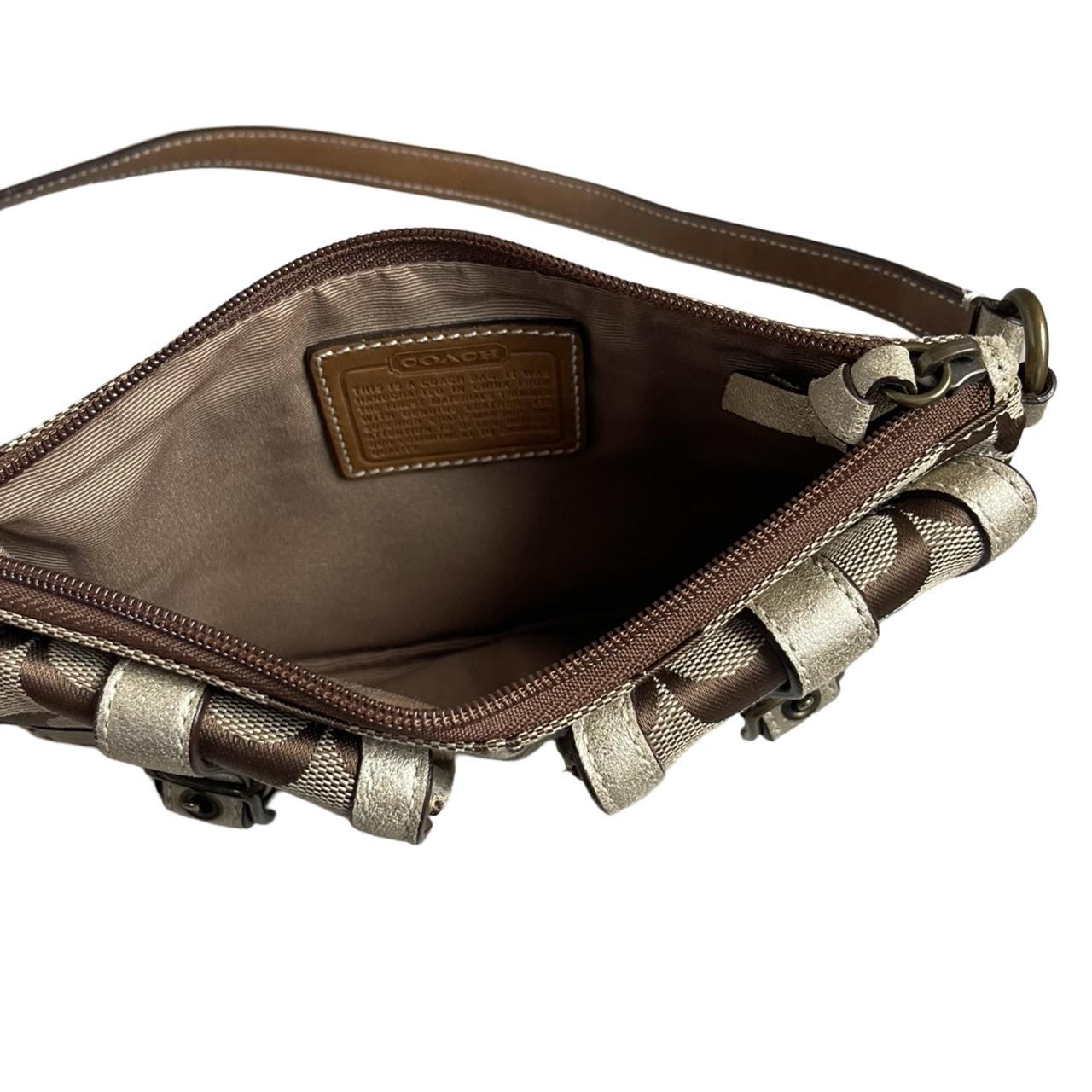 Coach Monogram Double Pocket Bag