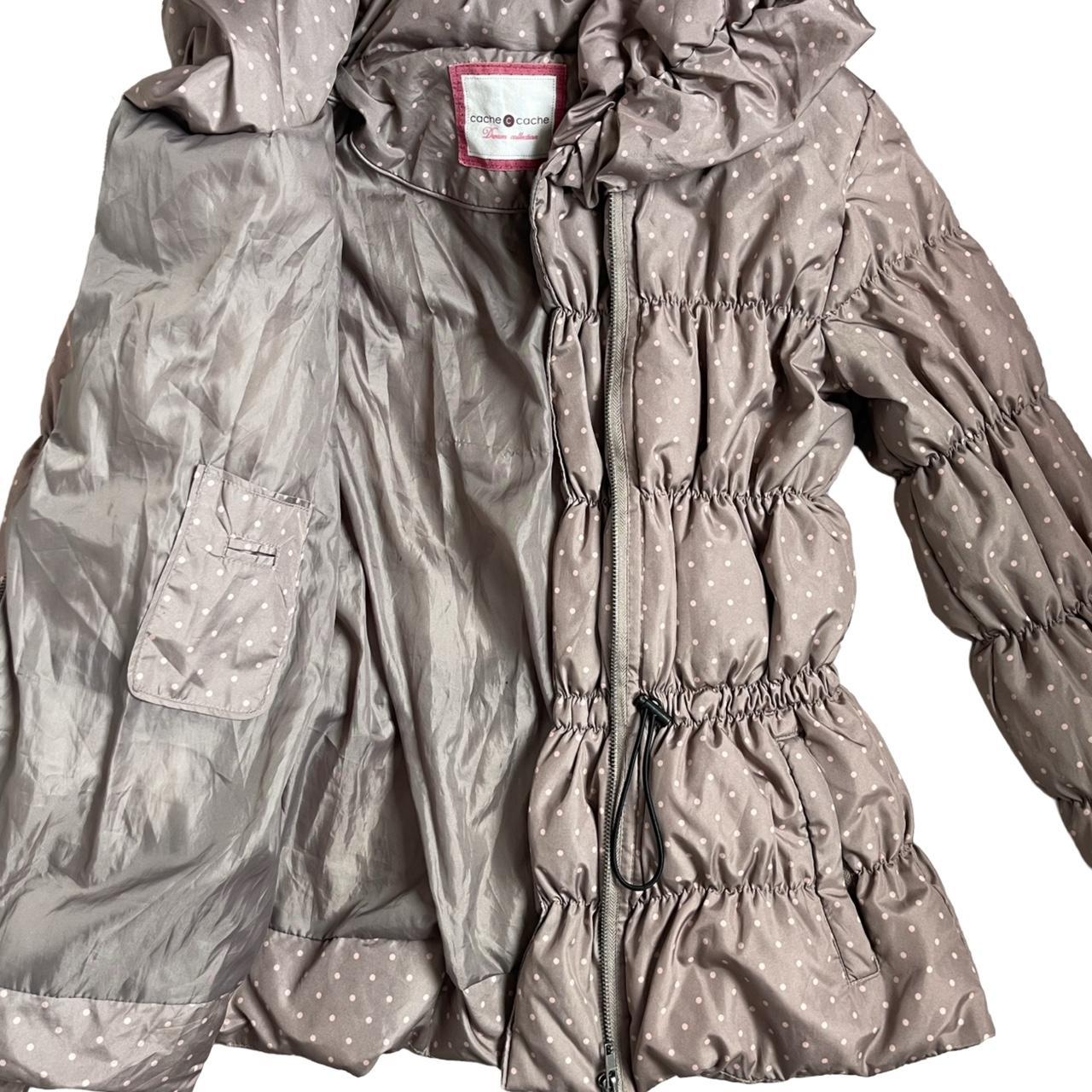 Polka Dot Puffer Jacket