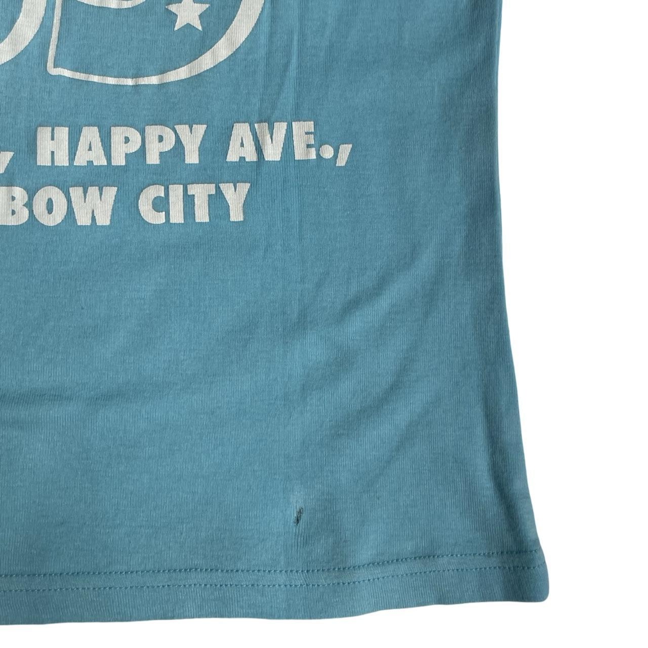 Angel Blue Baseball Slogan Tank