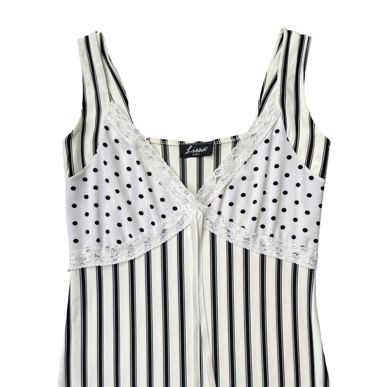 Striped And Polka Dot Dress