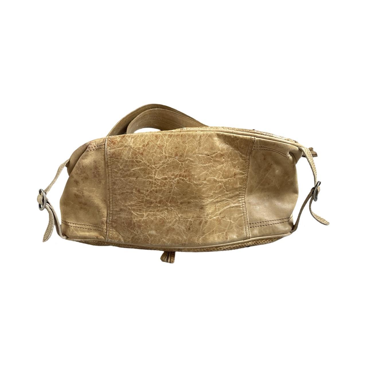 Snake Print Shoulder Bag