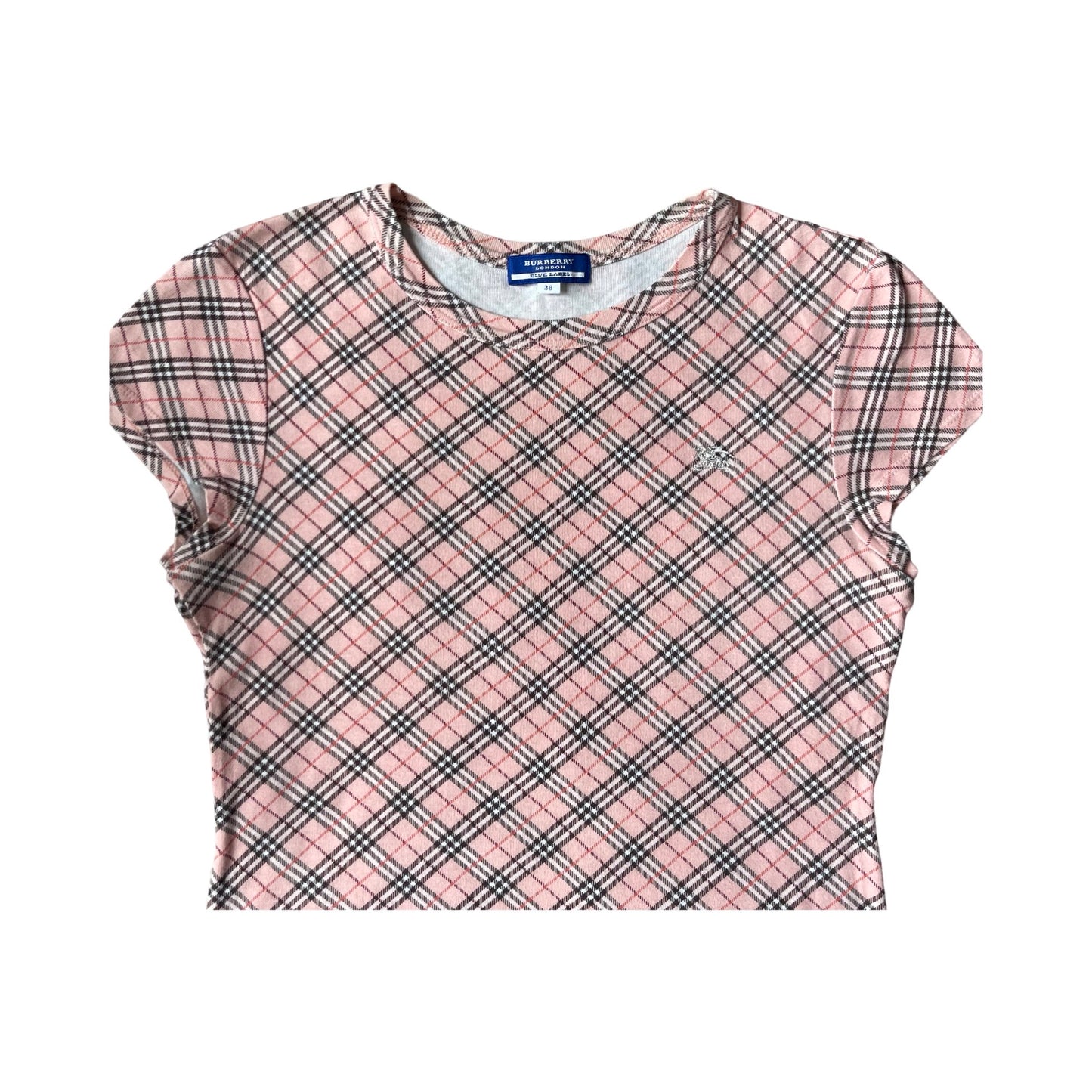 Burberry Pink Nova Check T-Shirt