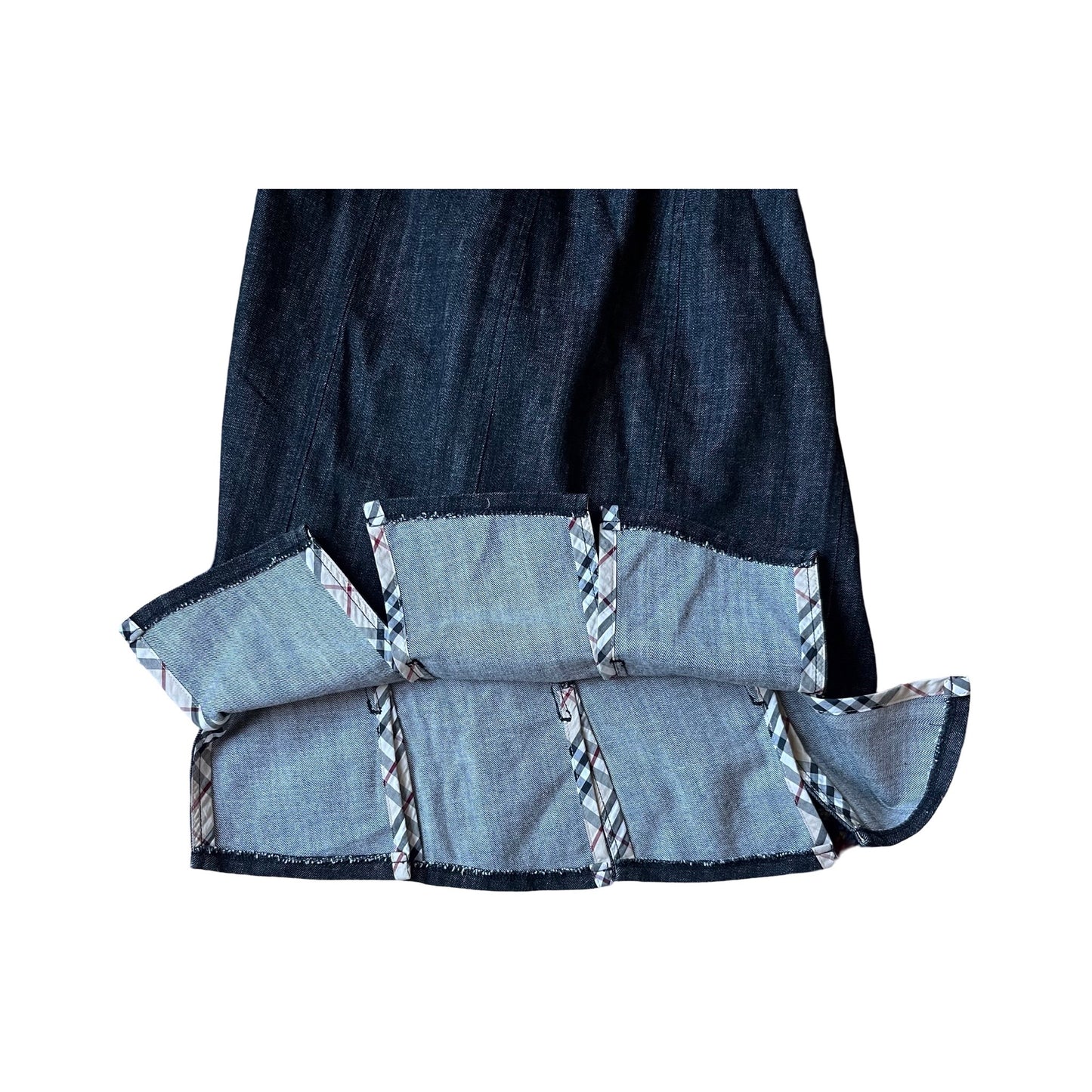Burberry Blue Label Denim Midi Skirt