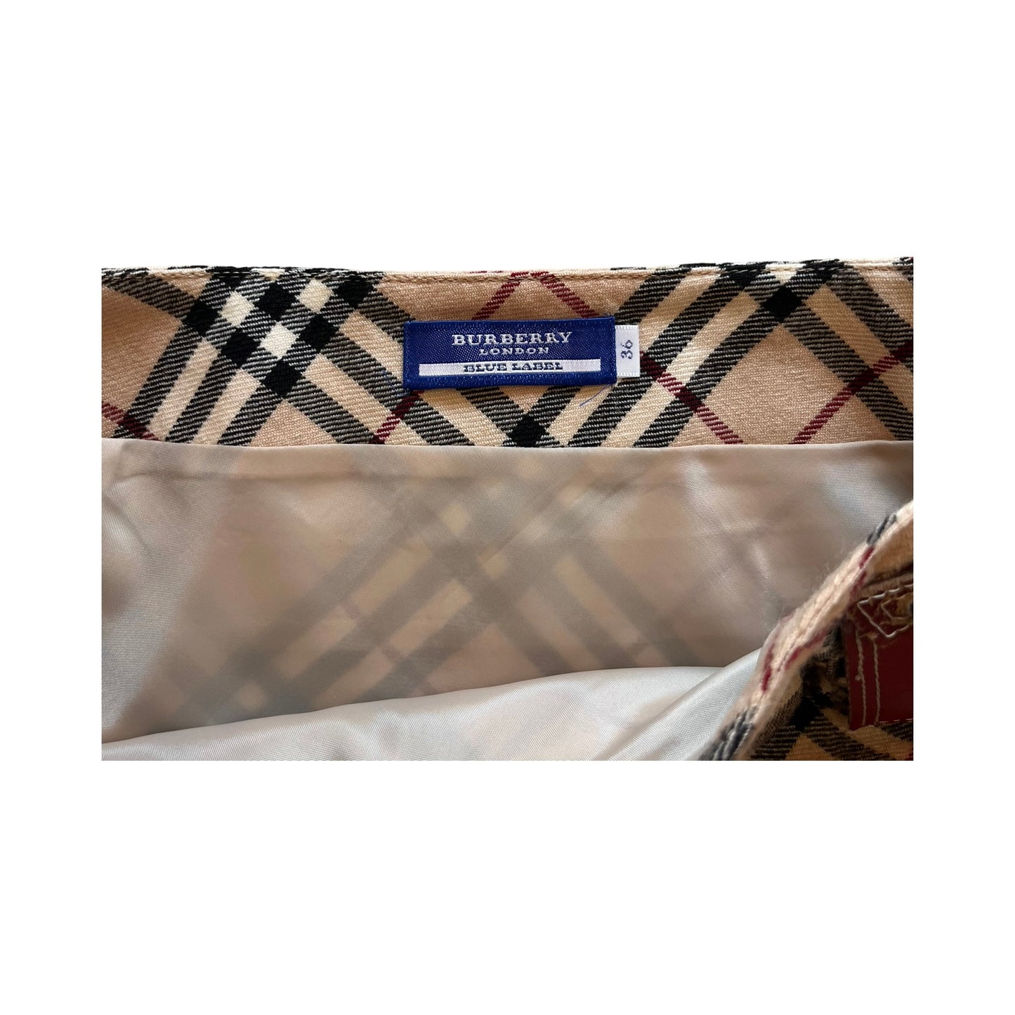 Burberry Pleated Mini Skirt