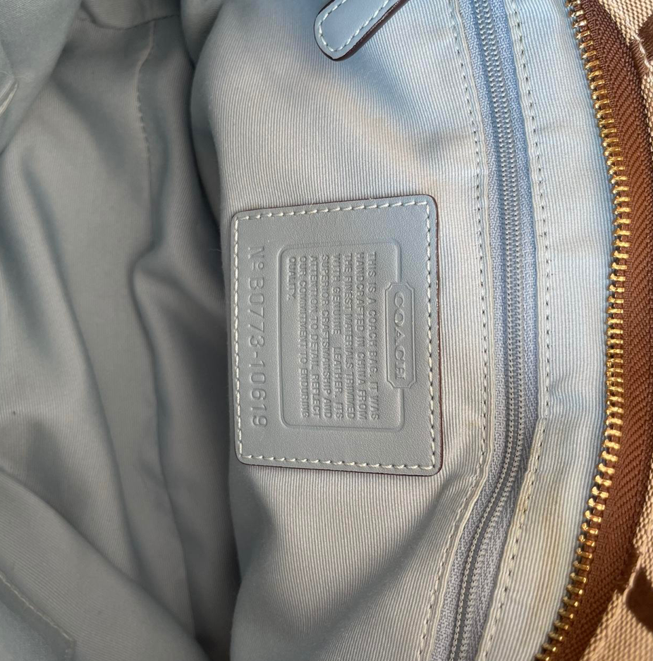 Coach Monogram Shoulder Bag