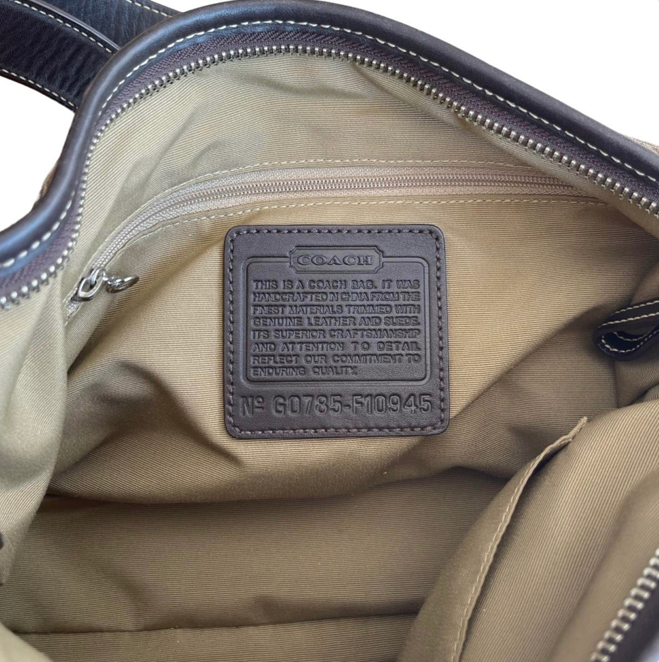 Coach Monogram Shoulder Bag