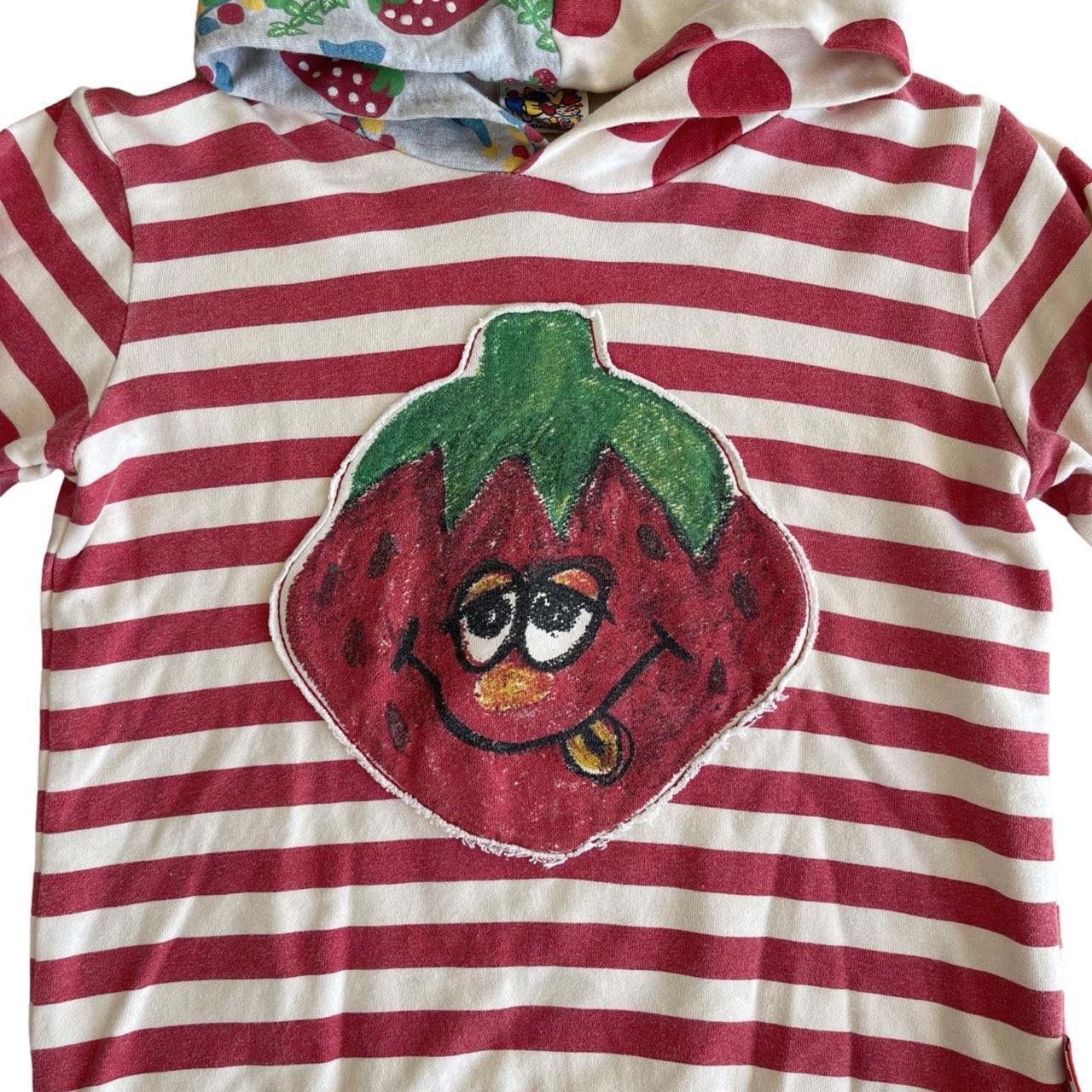 Striped Strawberry Hoodie