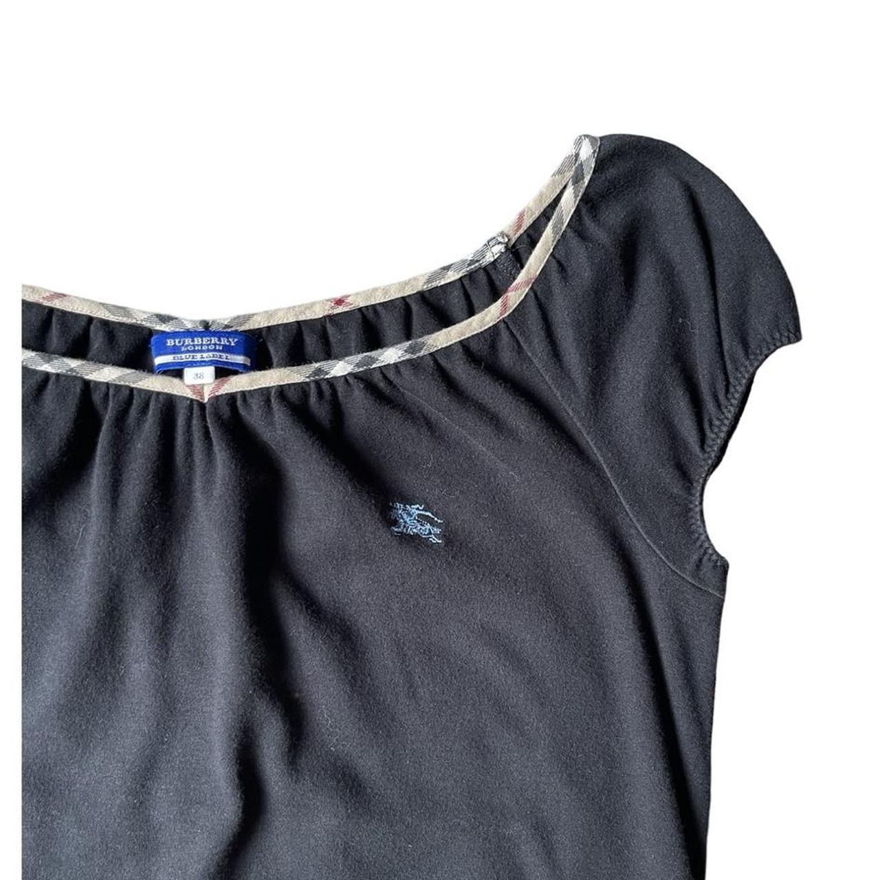 Burberry Wide Neck Puff Sleeve Top