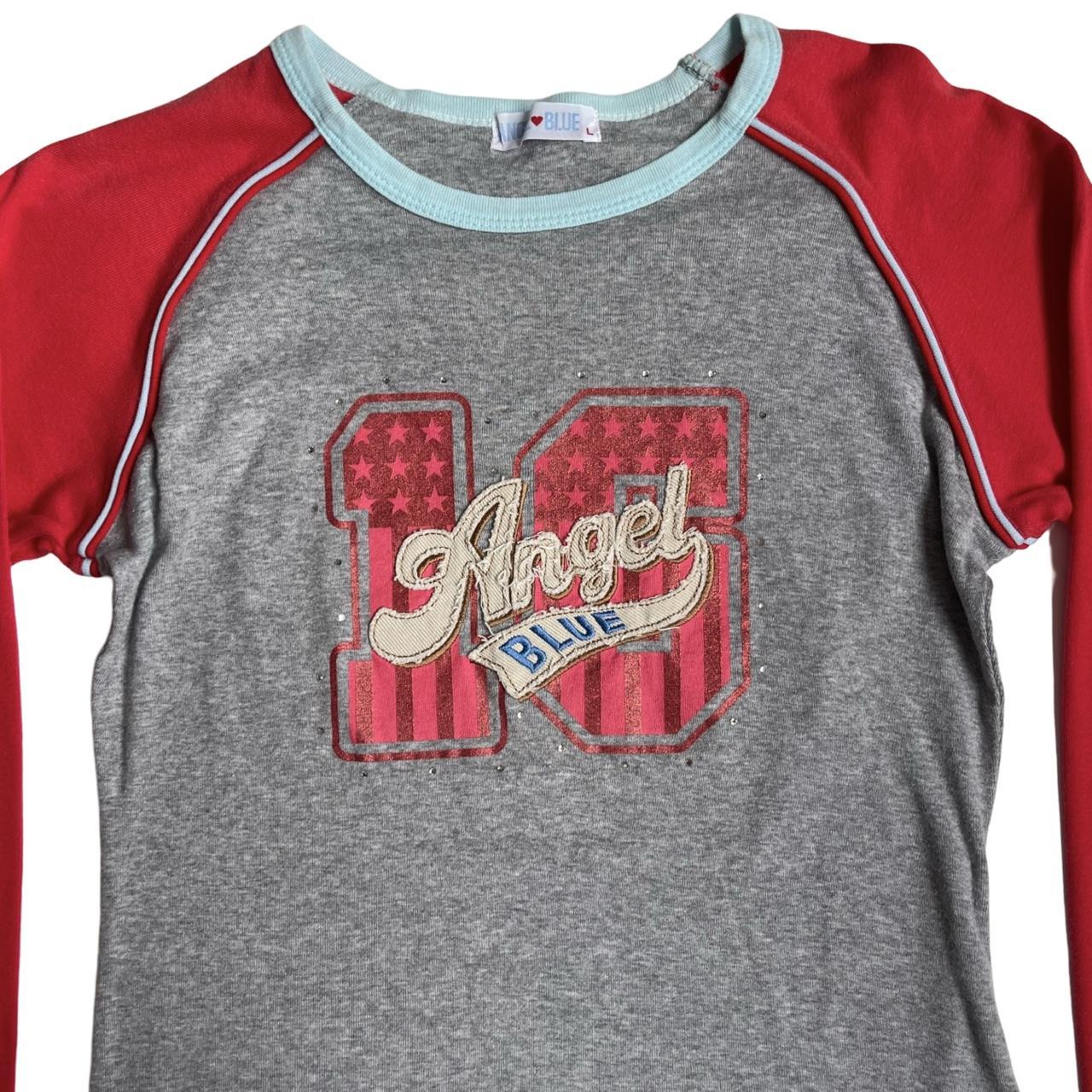 Angel Blue Raglan Long Sleeve