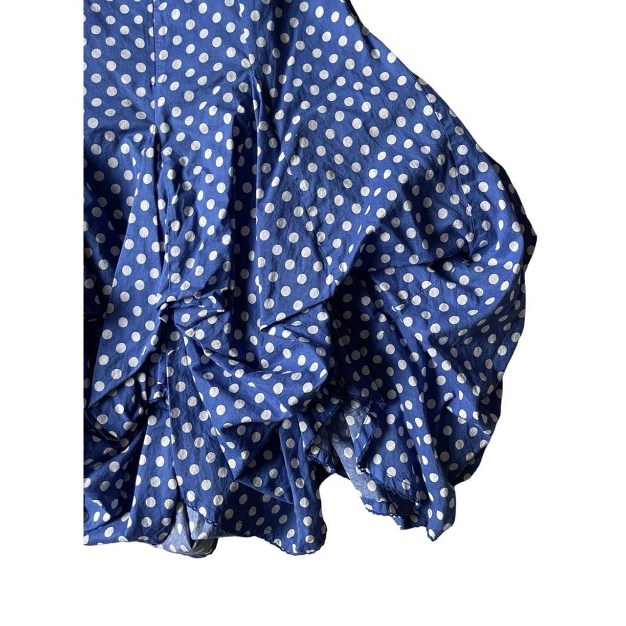 Polka Dot Bandeau Midi Dress