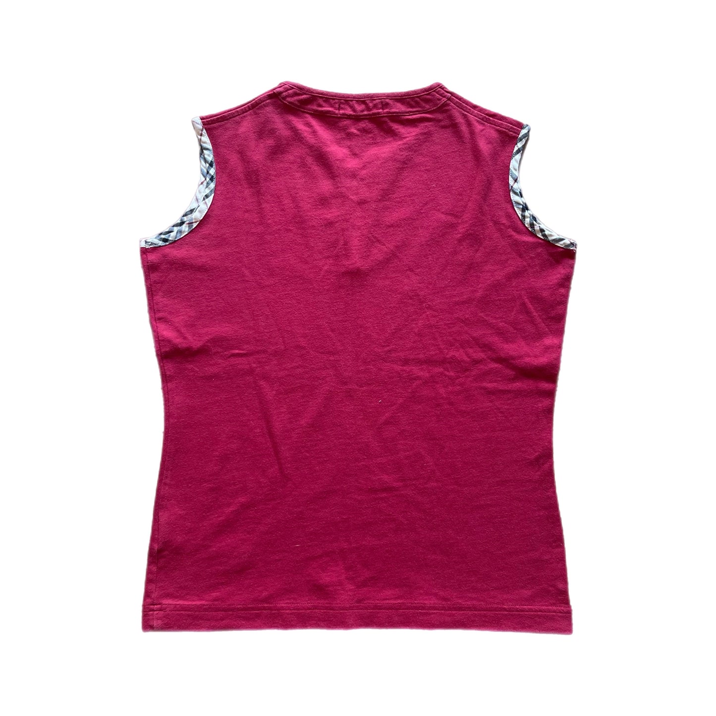 burberry tank top with v neckline