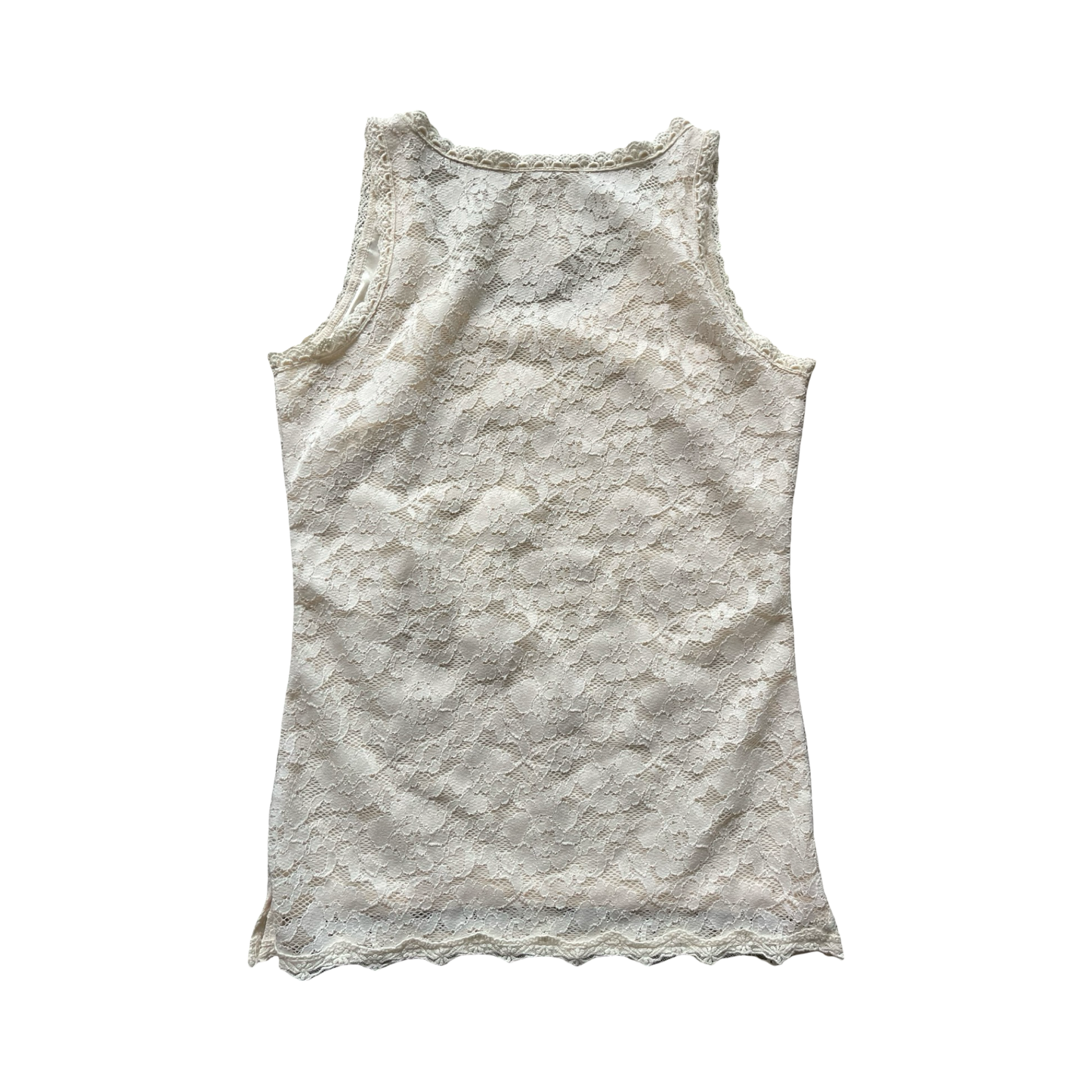 Lace Broderie Vest Top
