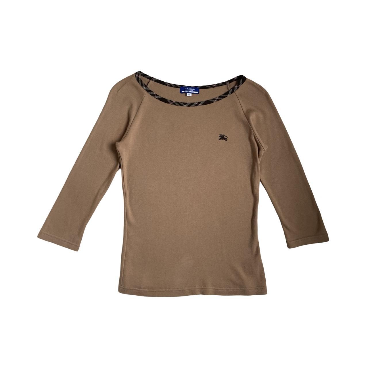 burberry wide neck top