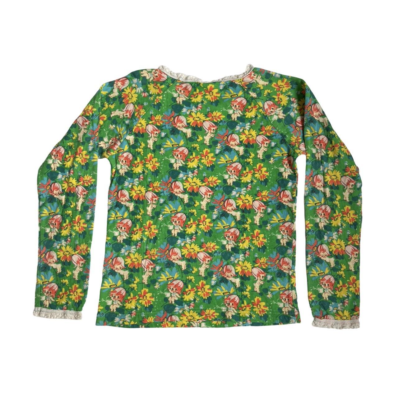 vana vana floral graphic longsleeve t shirt