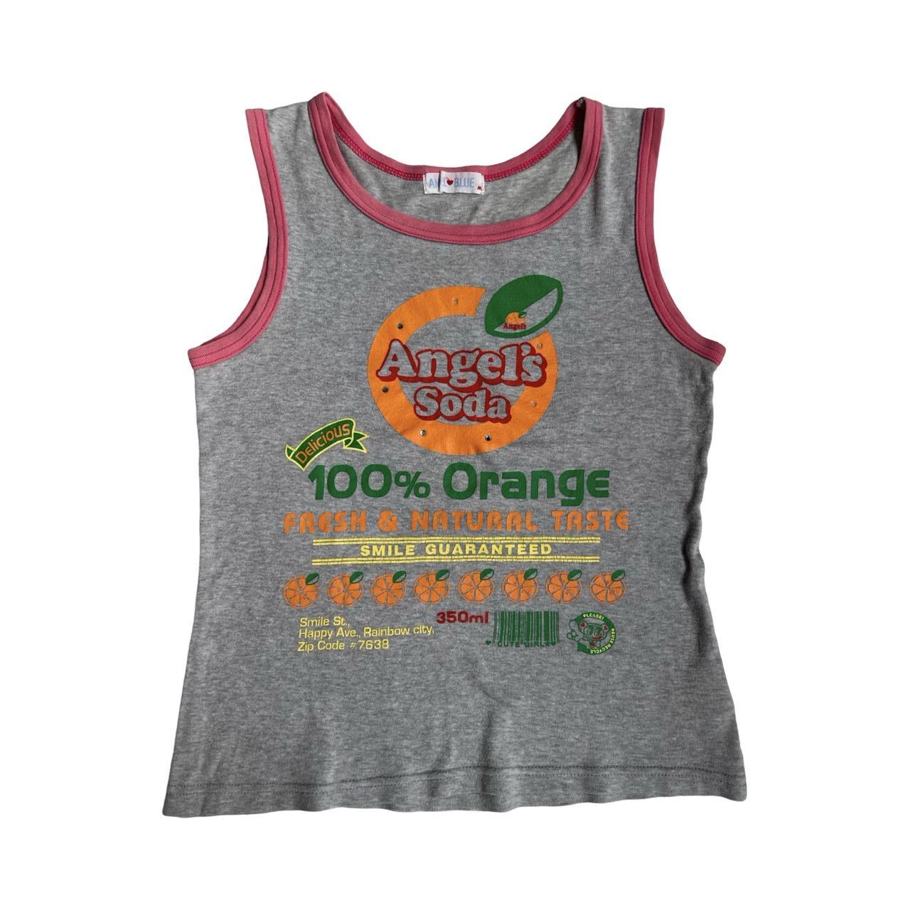 angel blue "angel's soda" graphic tank