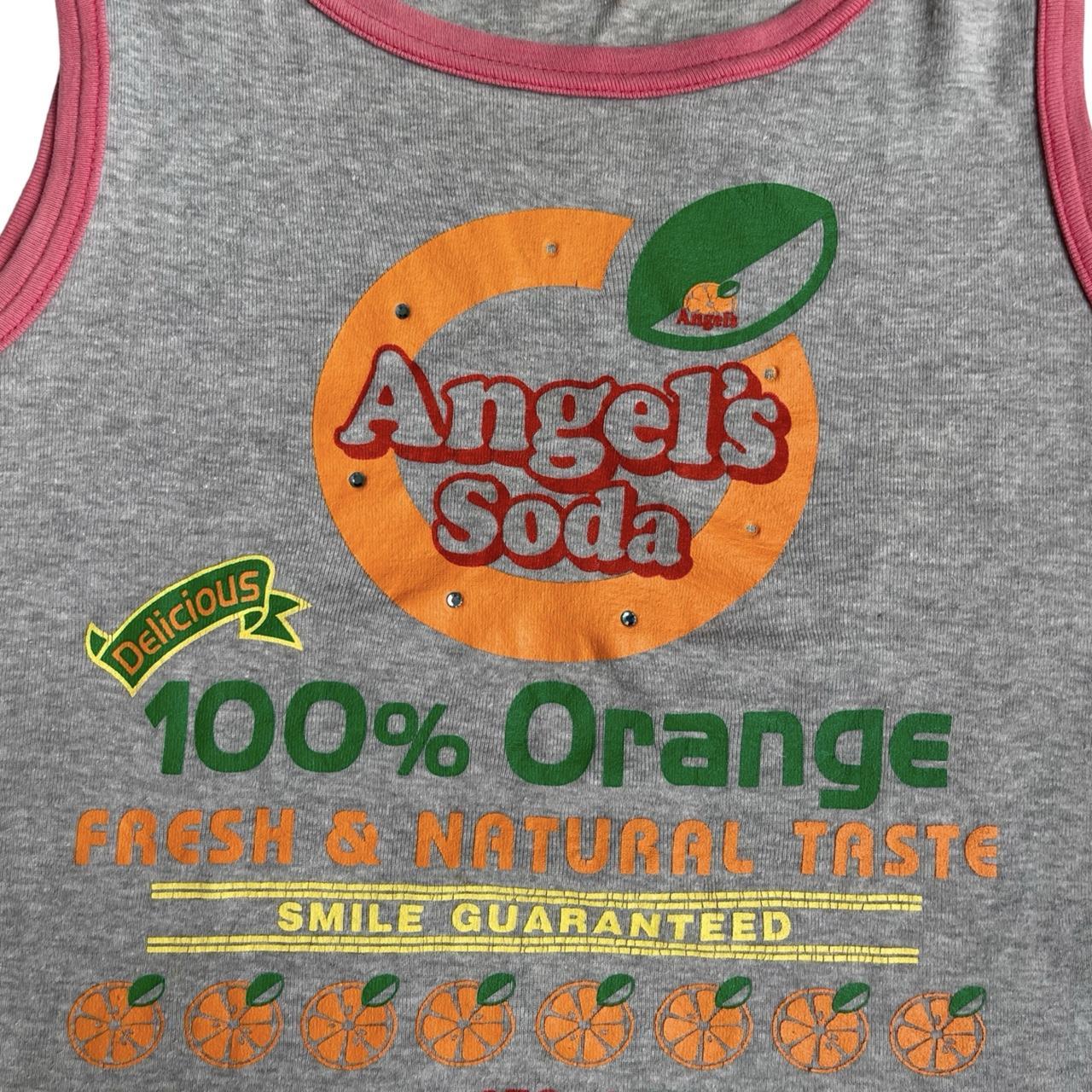 angel blue "angel's soda" graphic tank