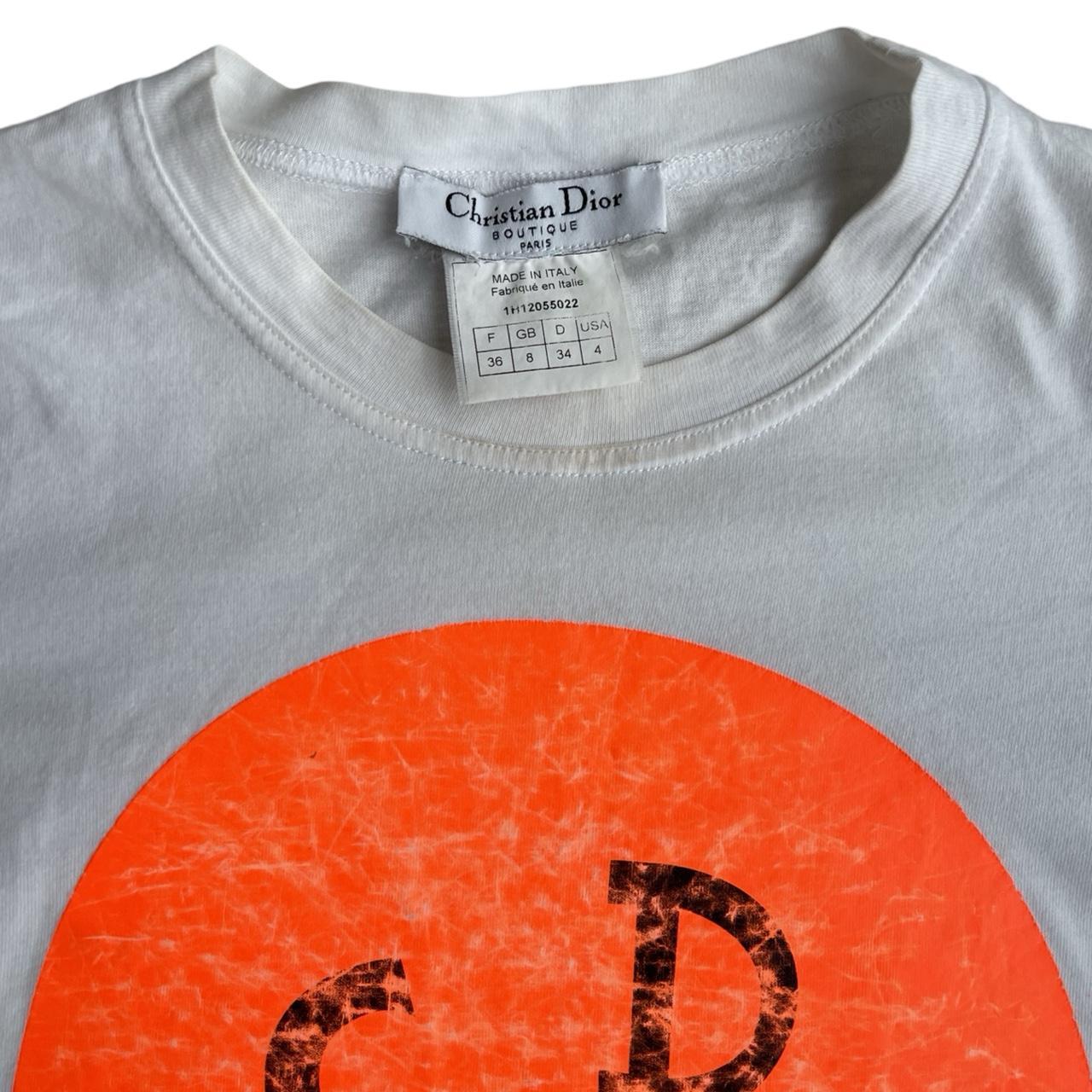 galliano for dior 2001 smiley t shirt