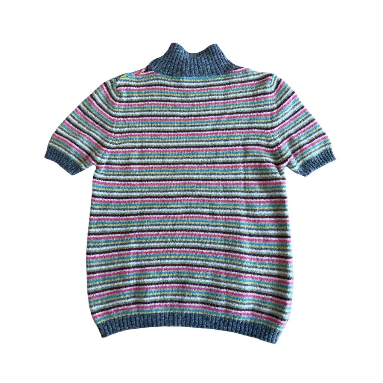 united colours of benetton striped turtleneck