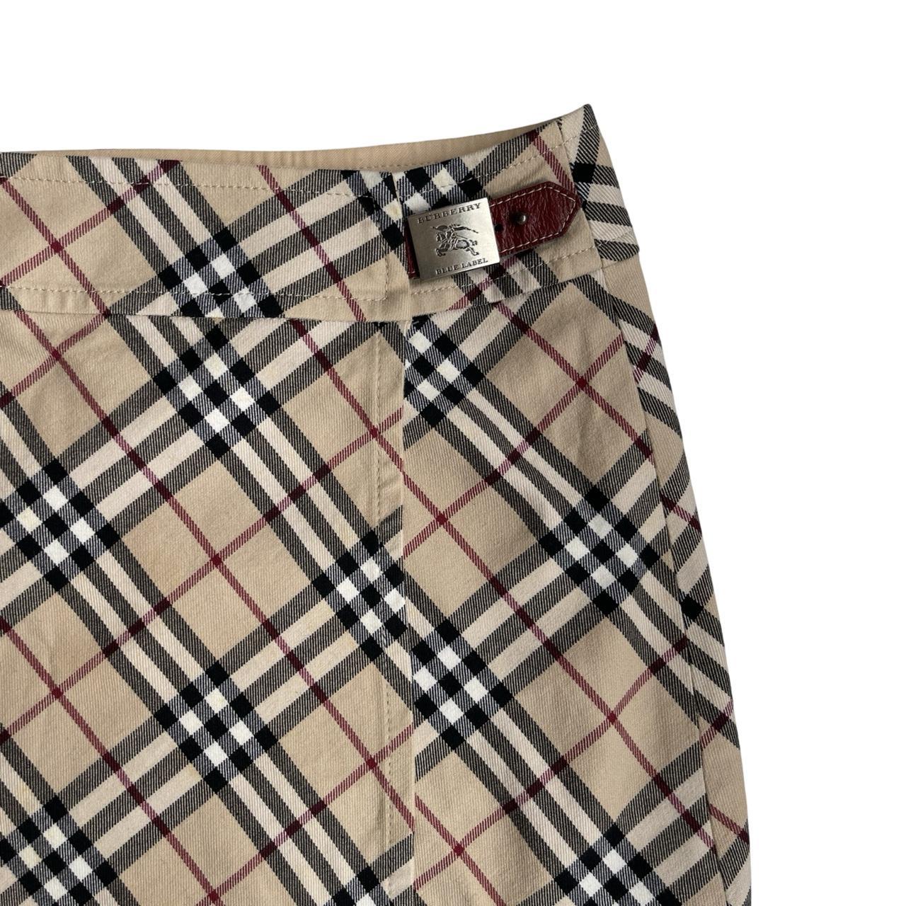 burberry nova check wrap skirt