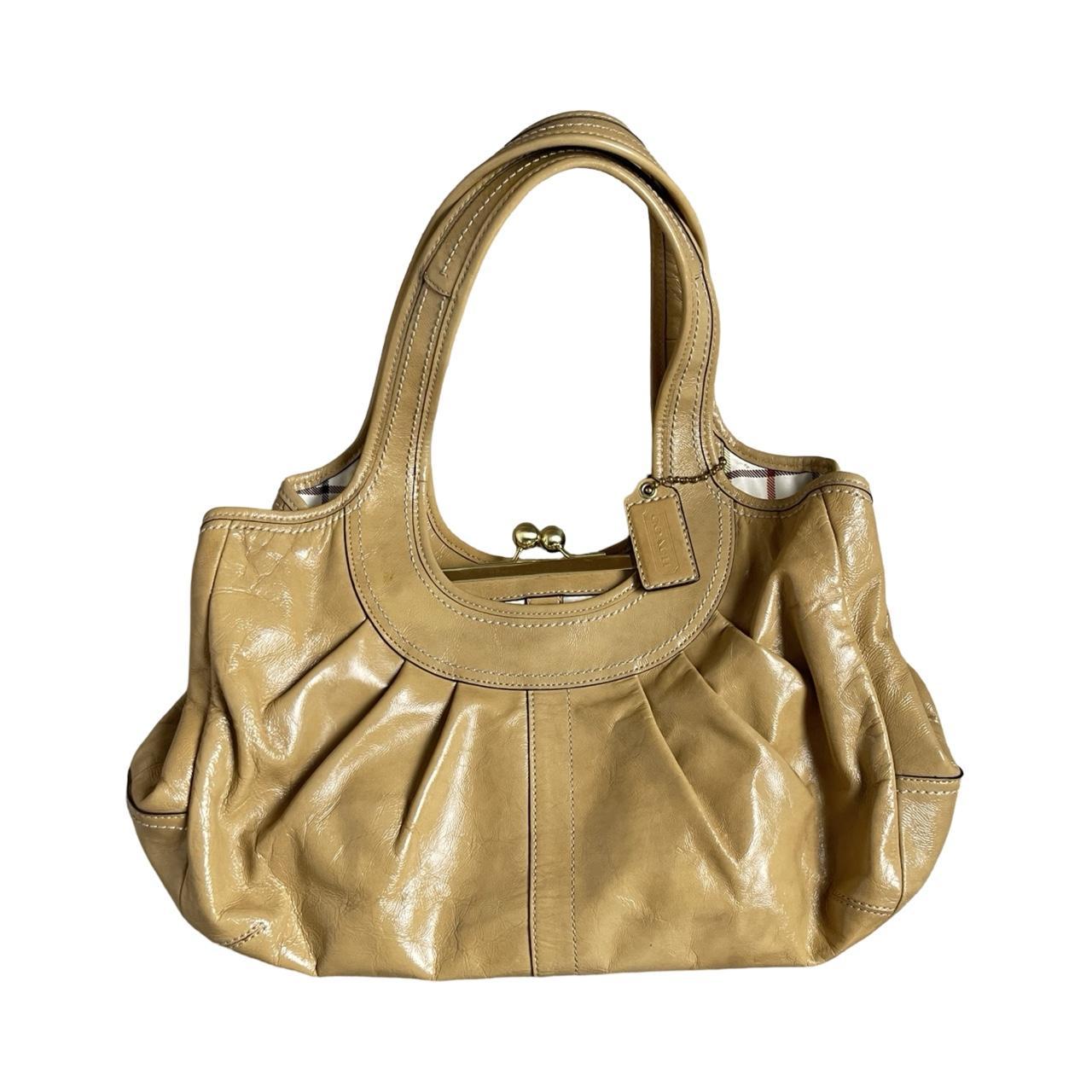 patent leather coach bag