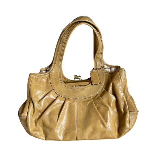 patent leather coach bag