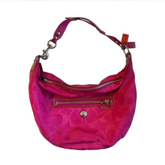 coach hot pink monogram