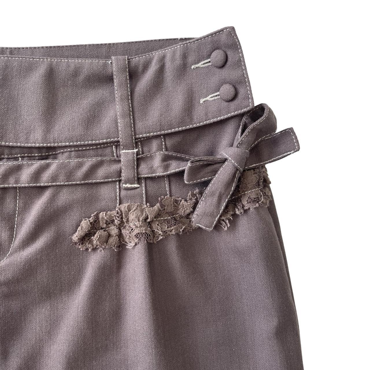 brown belt mini skirt