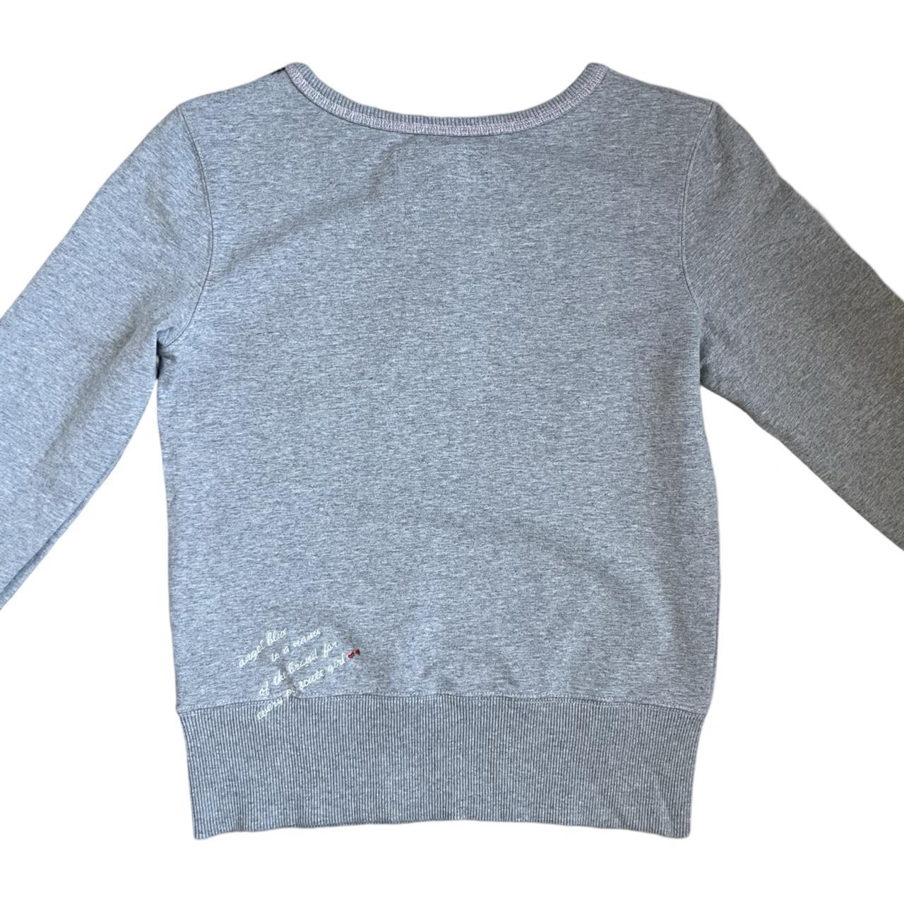 angel blue sweatshirt