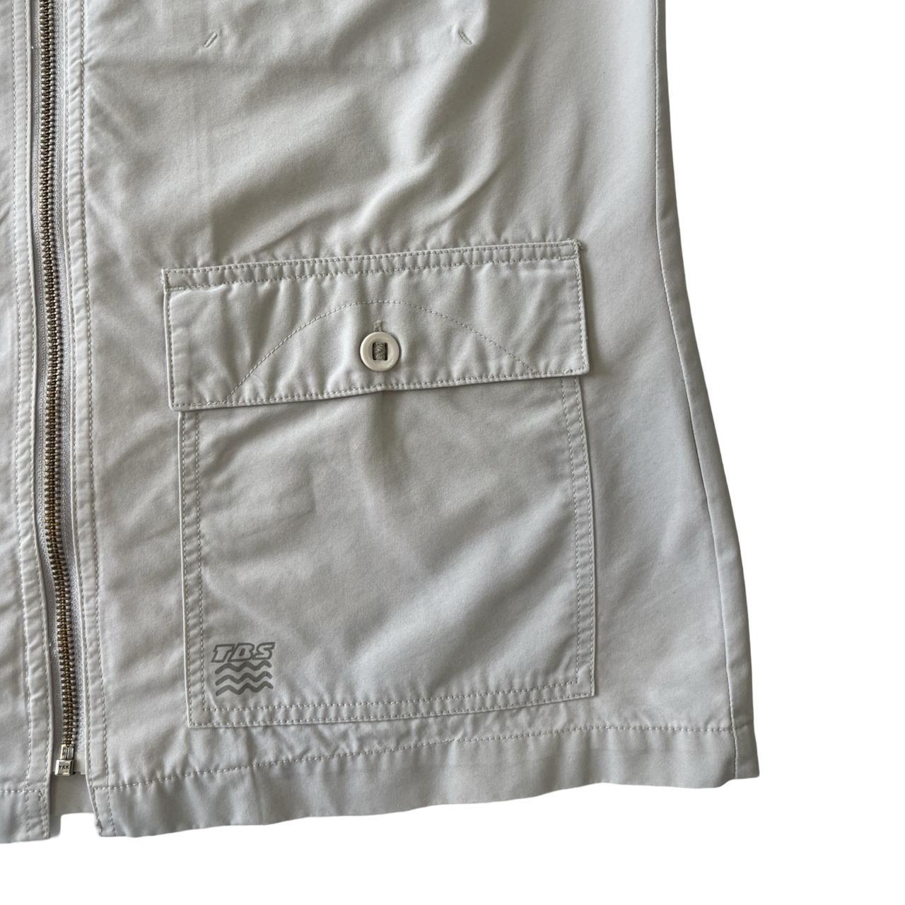 high neck zip utility vest