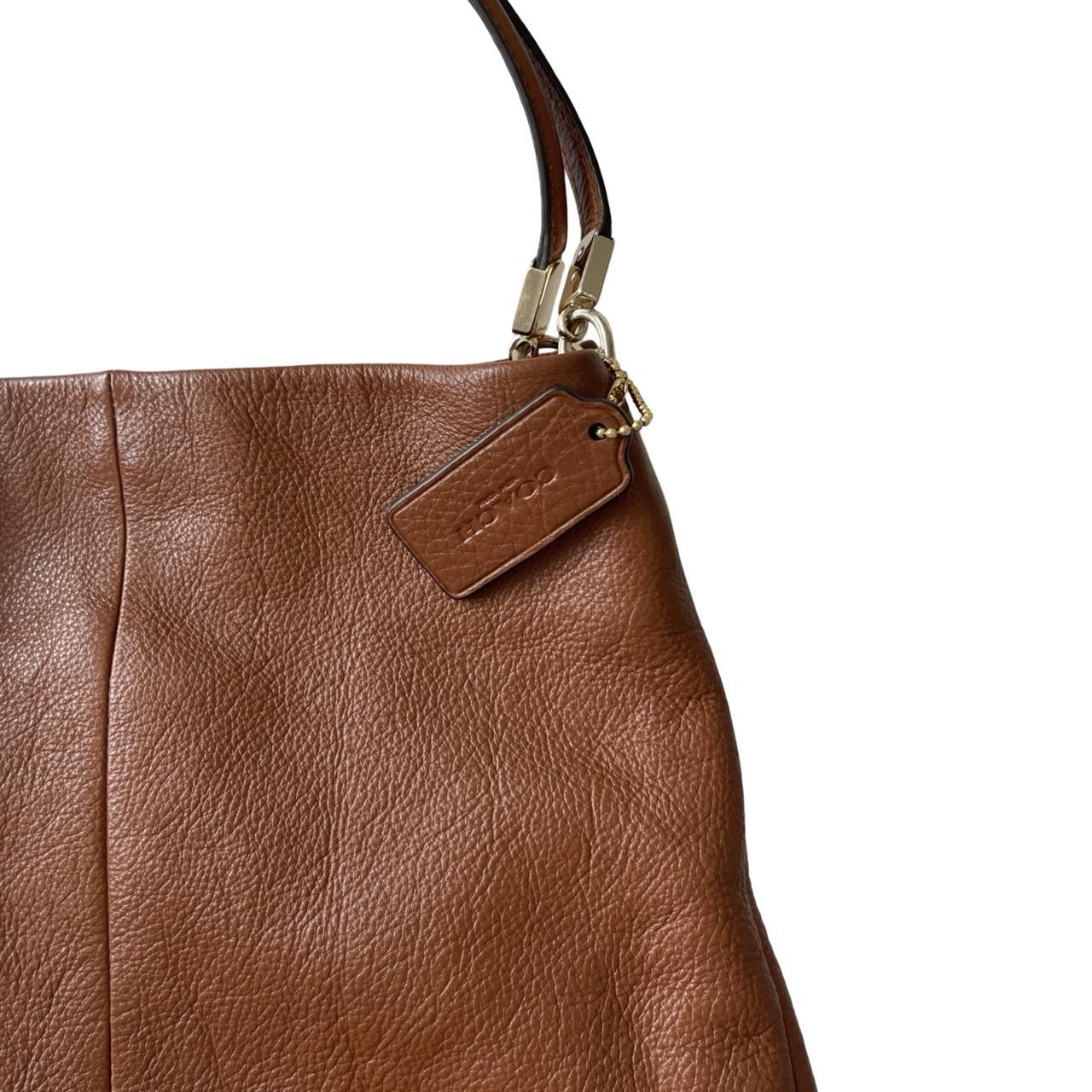 coach leather slouchy shoulder bag