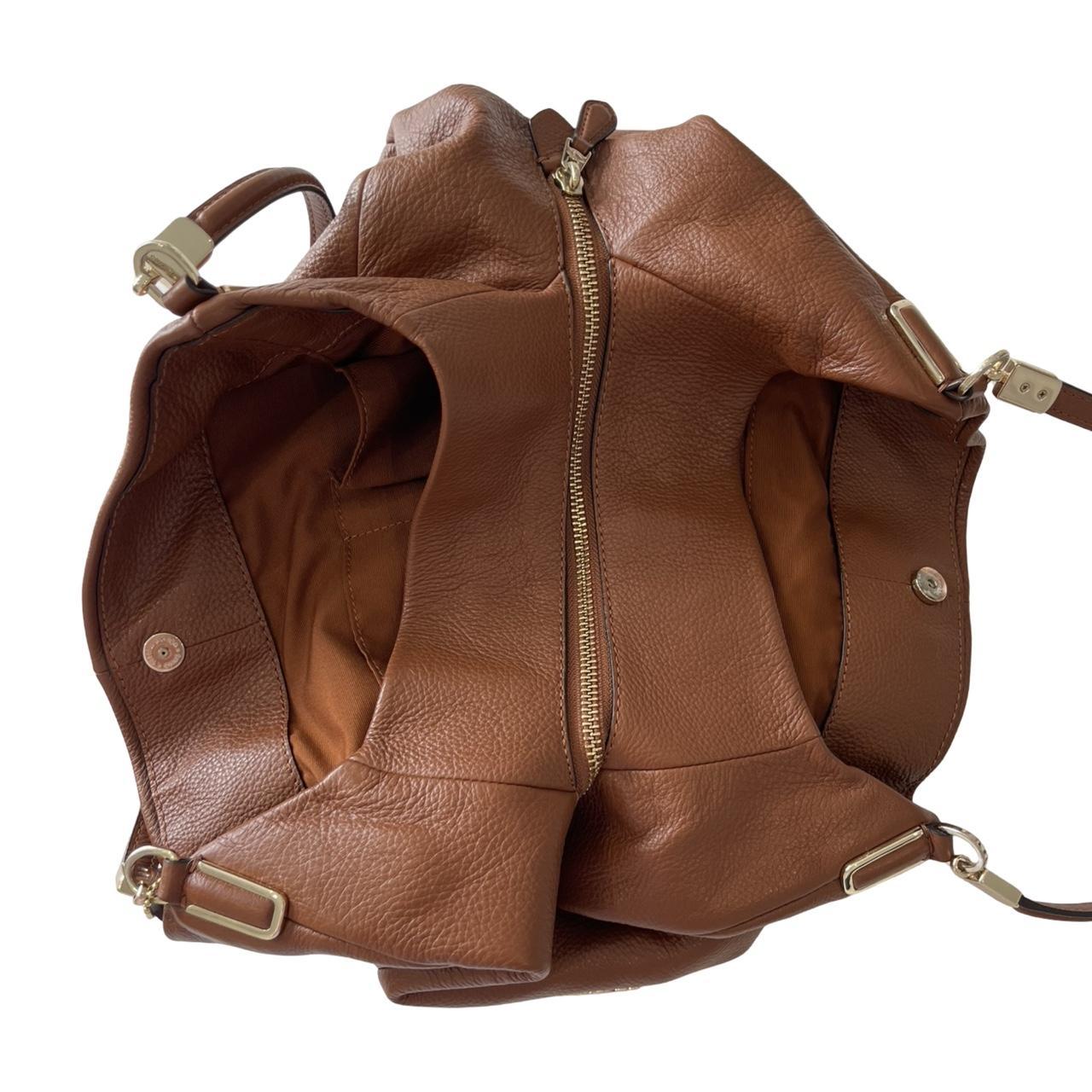 coach leather slouchy shoulder bag