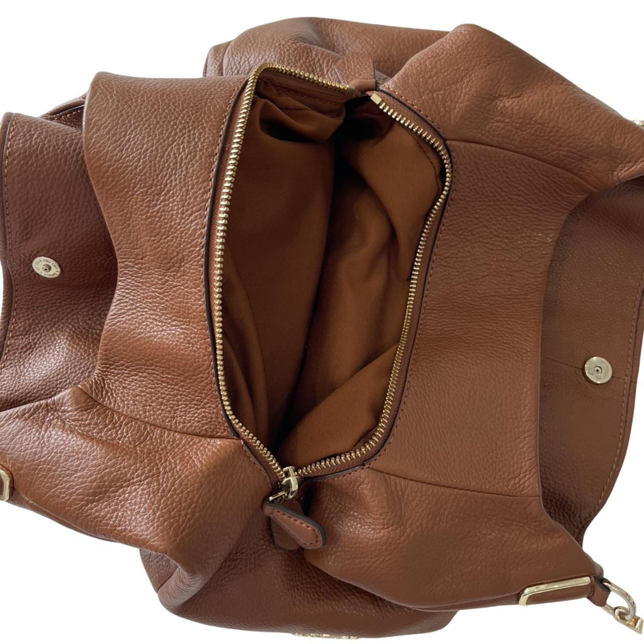 coach leather slouchy shoulder bag