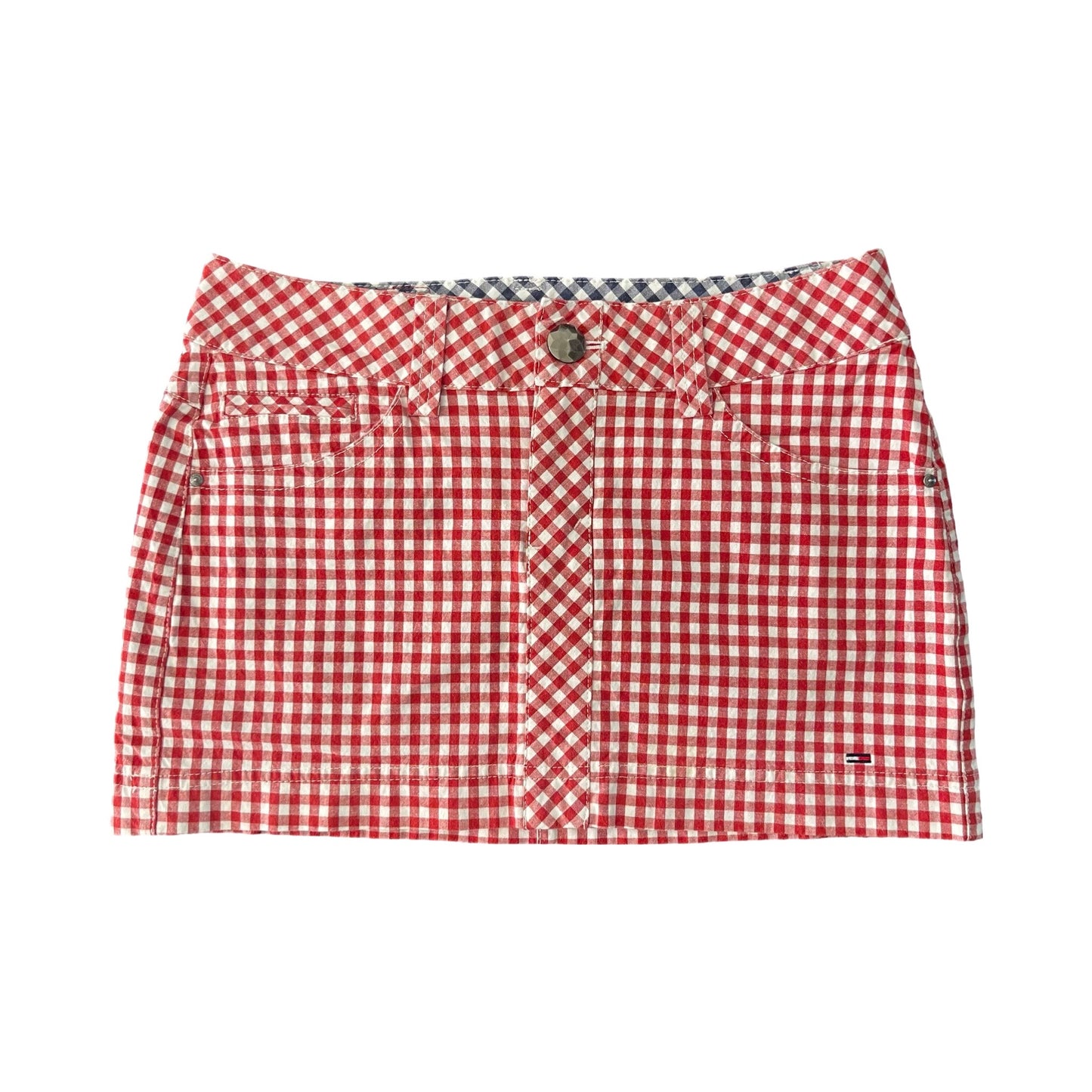 gingham tommy girl mini skirt