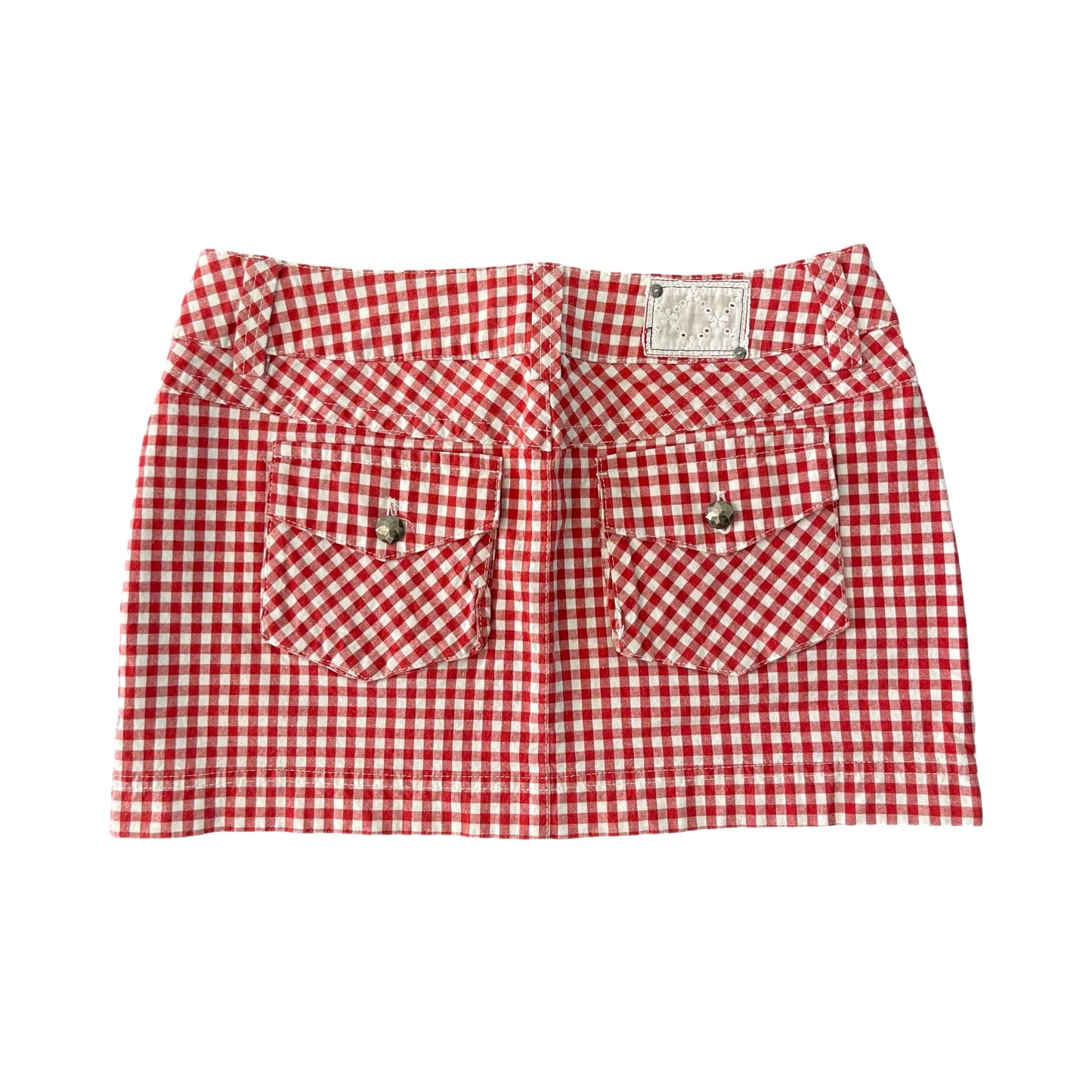 gingham tommy girl mini skirt