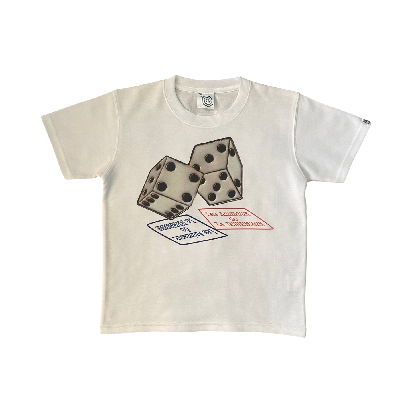 dice graphic short sleeve t shirt