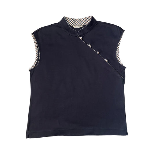 aquascutum high neck sleeveless top