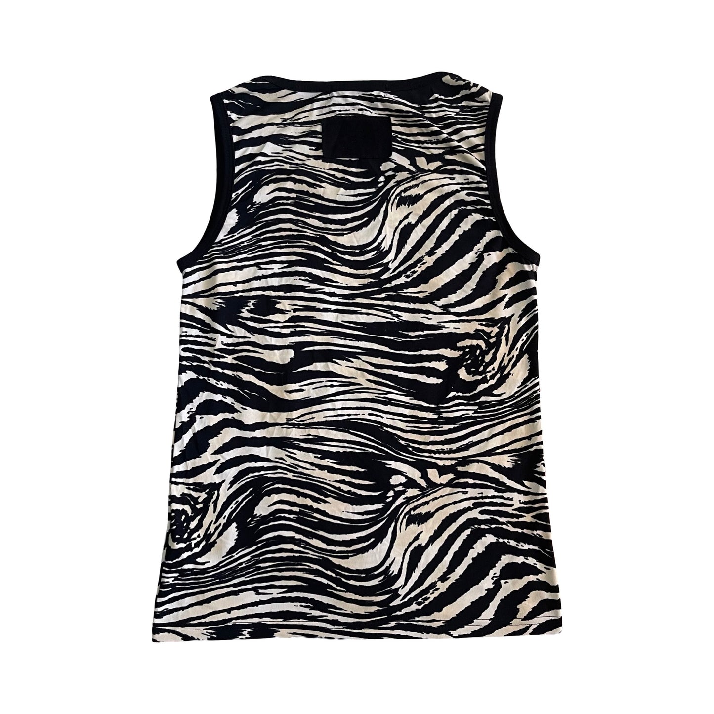 y2k zebra "angelica" tank