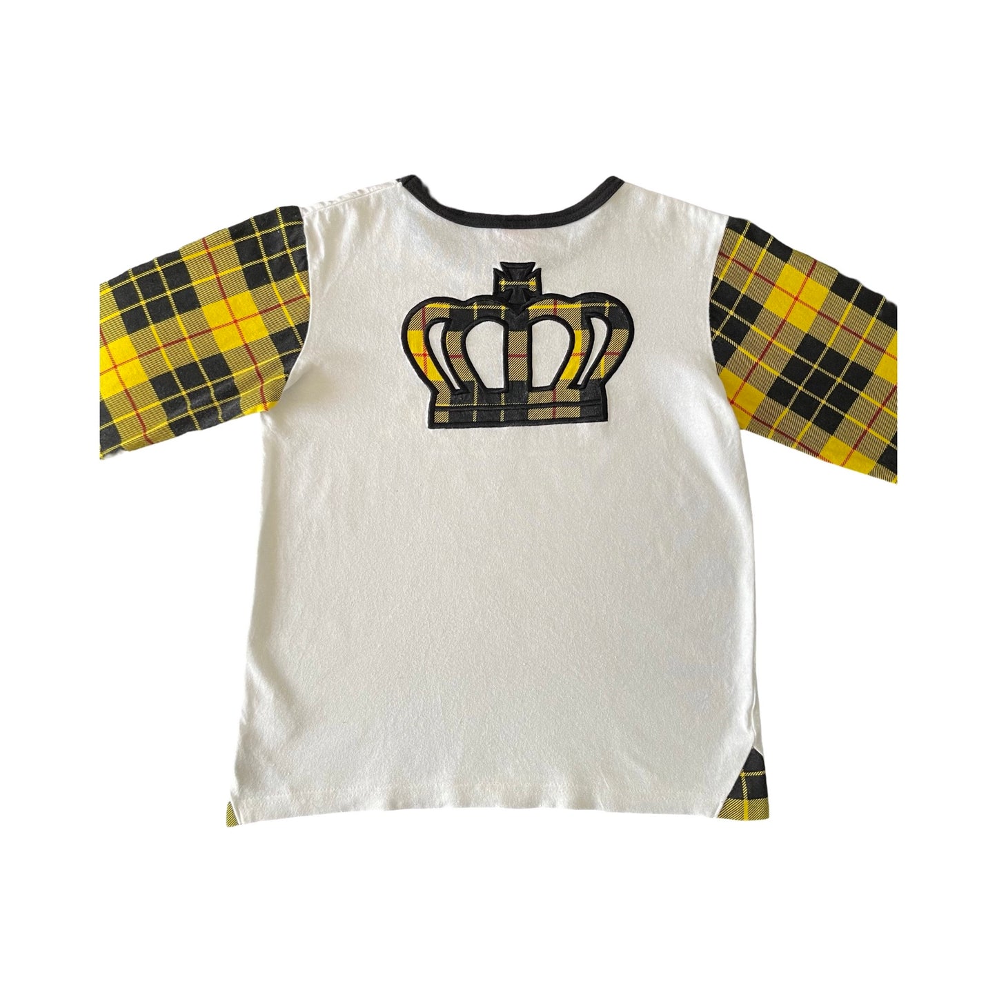 babydoll varsity check longsleeve