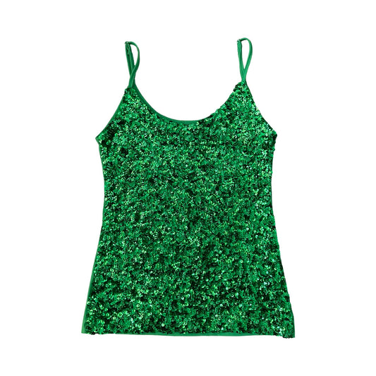 y2k sequin cami vest