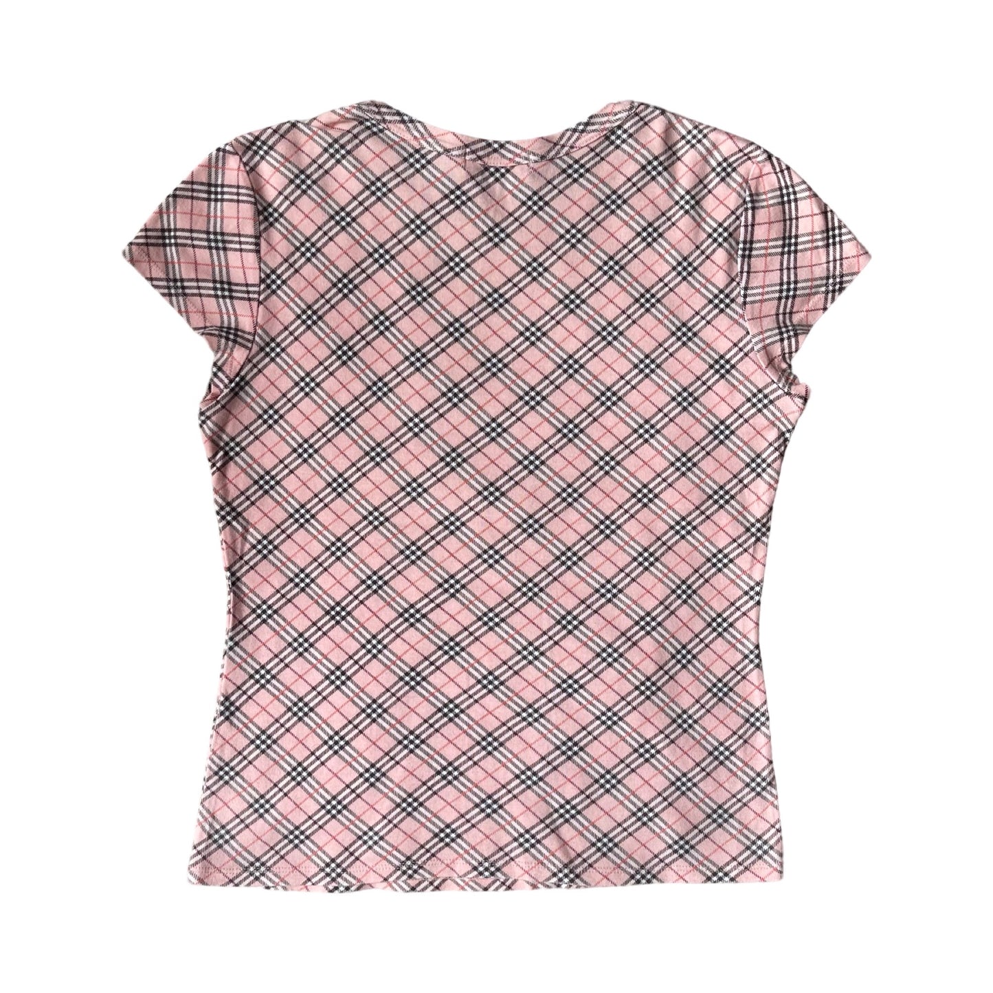 burberry pink nova check tshirt