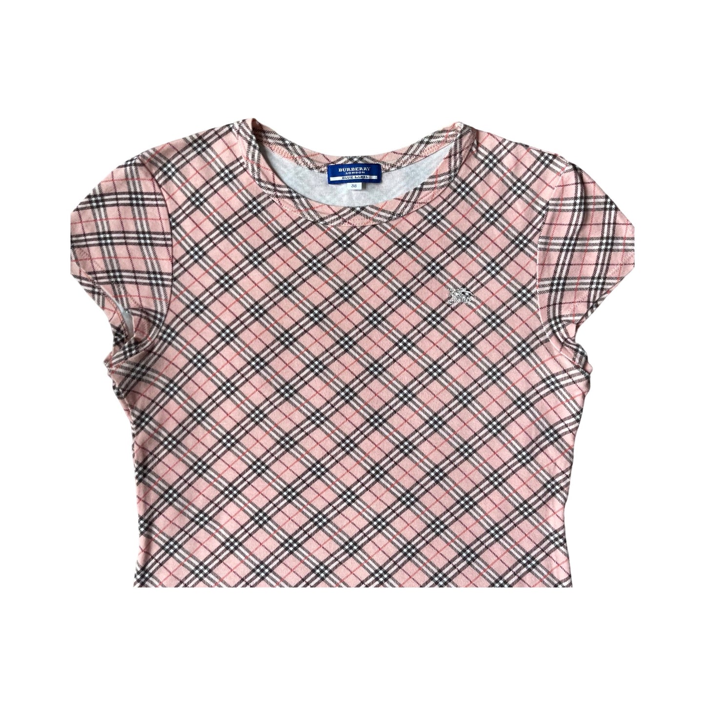 burberry pink nova check tshirt