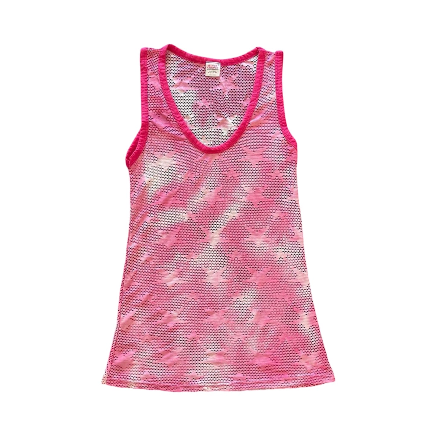 fishnet star tank top