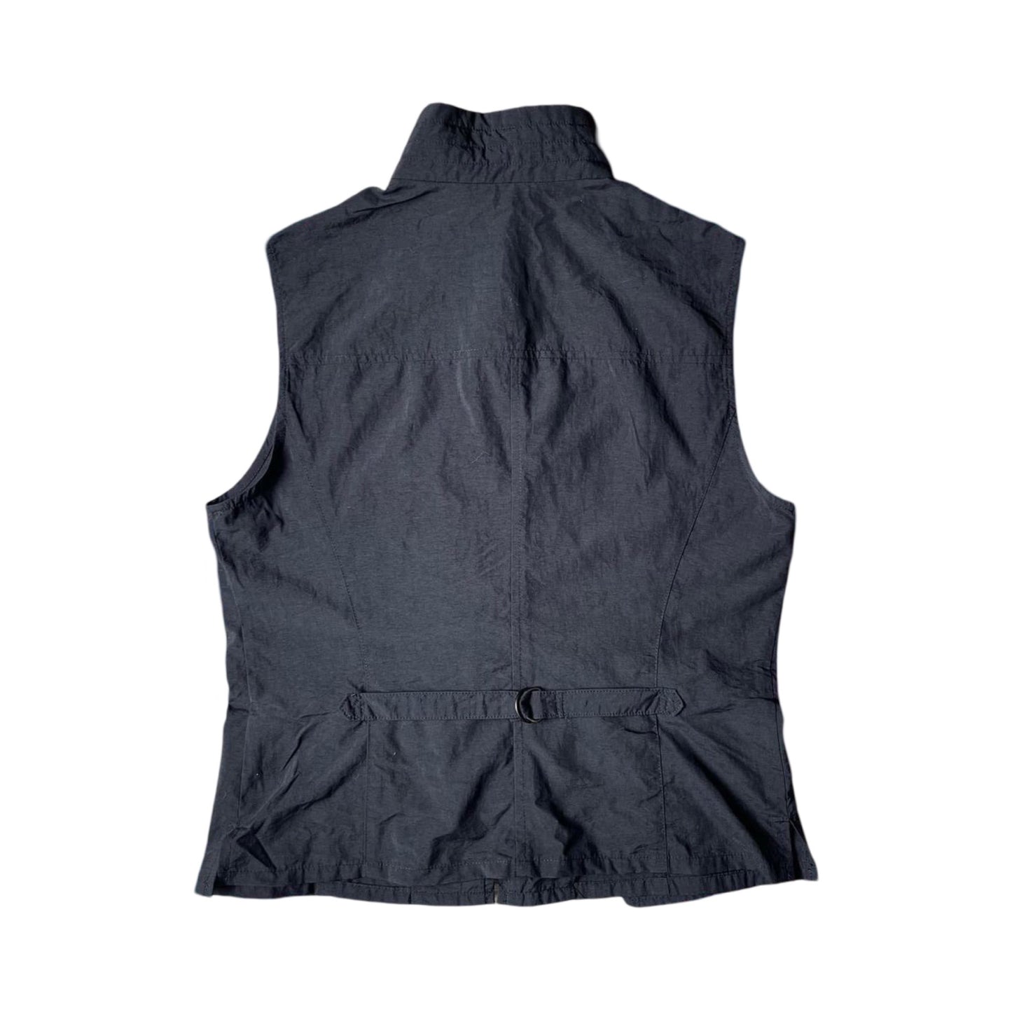 nylon zip up vest