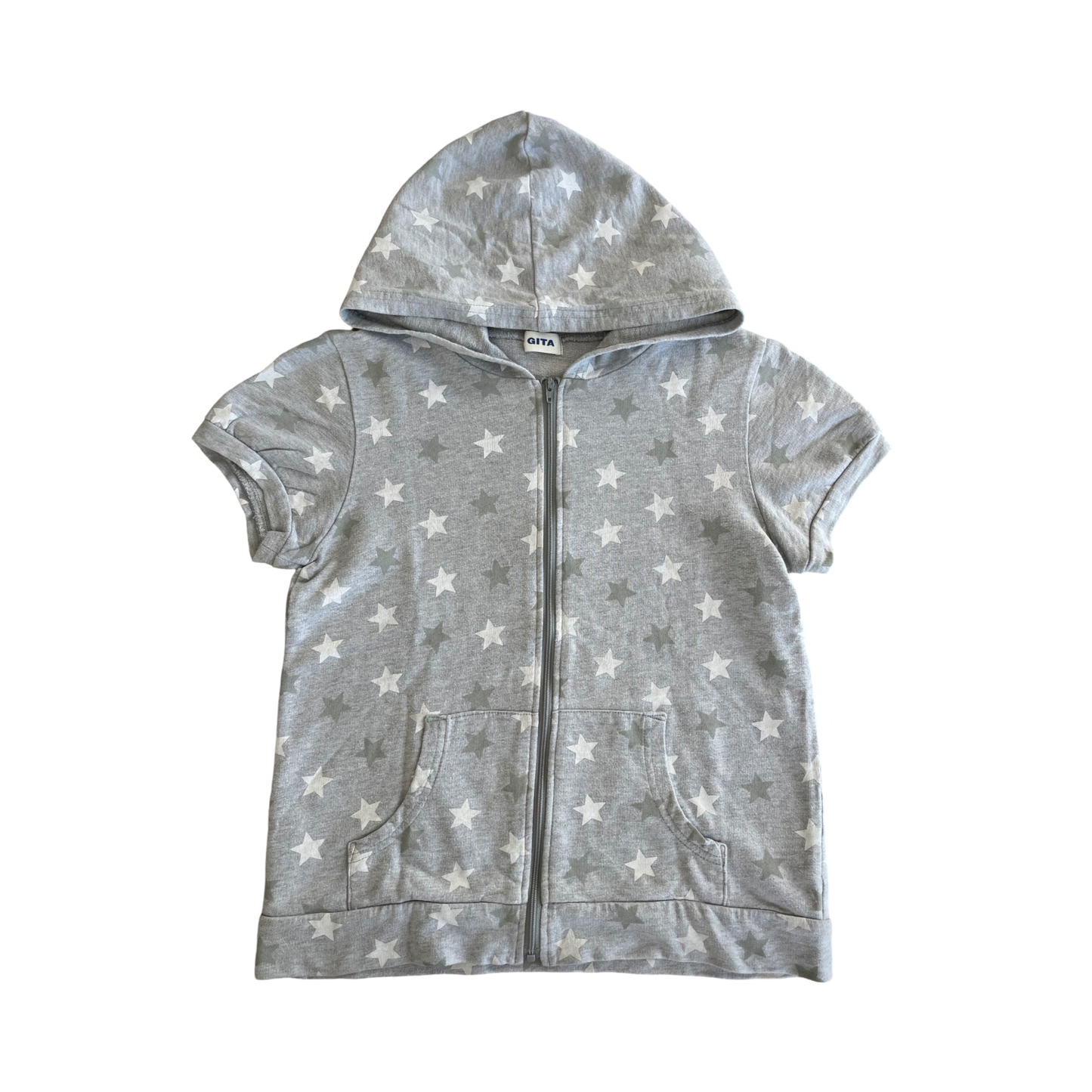 star short sleeve hoodie