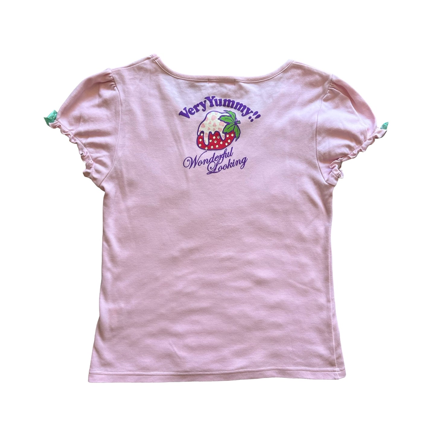 pink latte strawberries tshirt