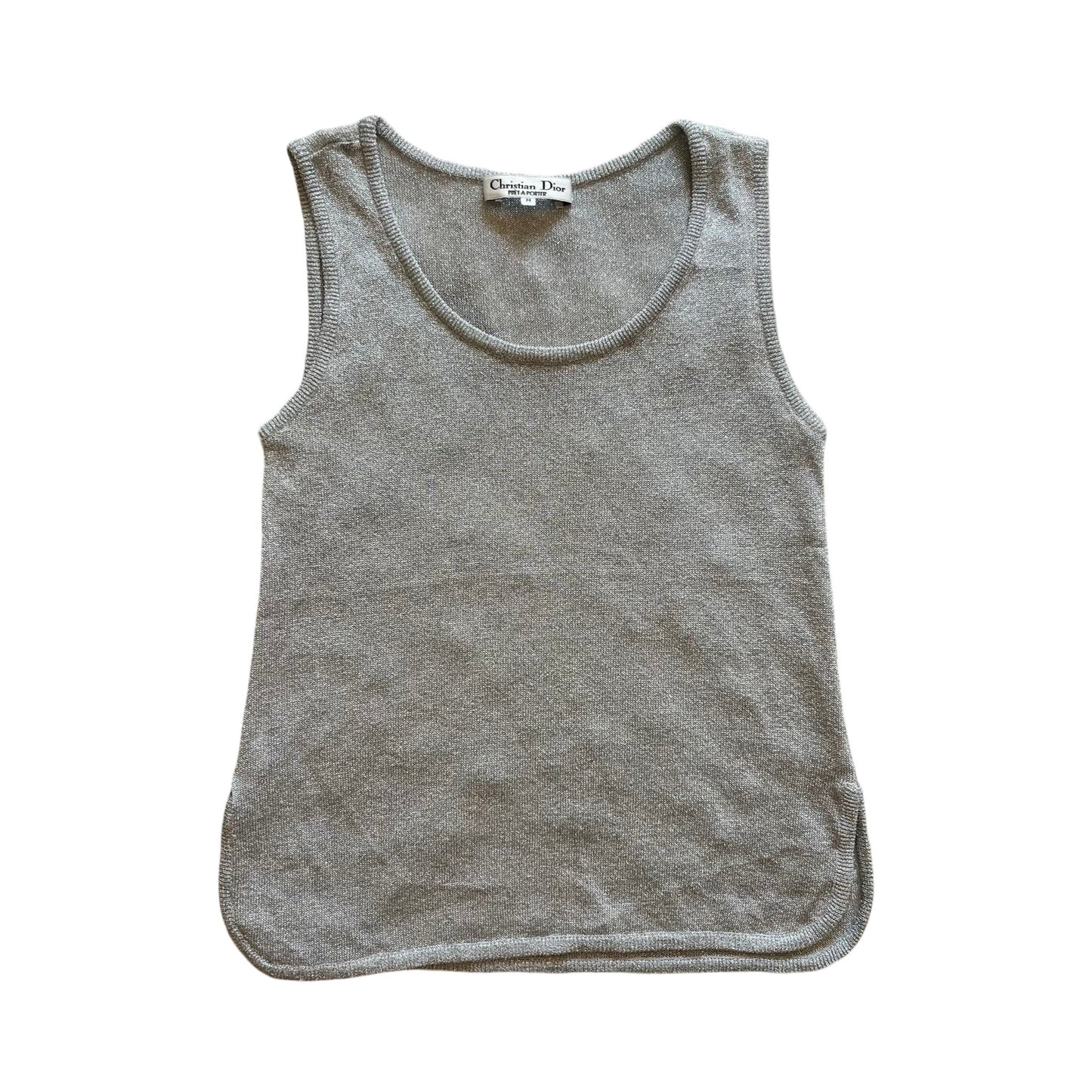 dior knit tank top