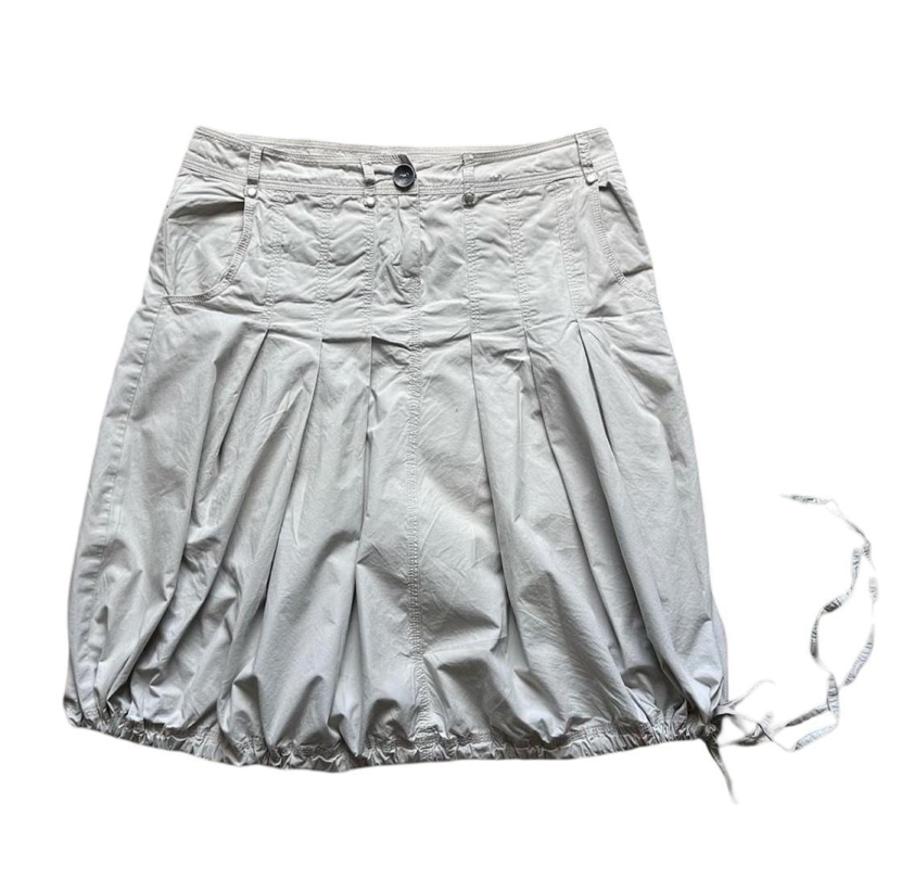 cargo bubble midi skirt